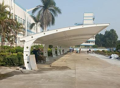 合肥膜結(jié)構(gòu)車棚如何建造？